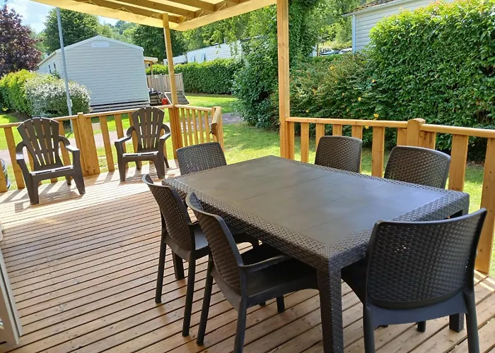 - 360 - Mobilhome Confort 3 6 Personnes 5 Etoiles مكان تخييم