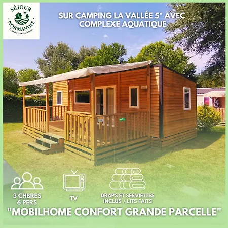 - 360 - Mobilhome Confort 3 6 Personnes 5 Etoiles Campsite Houlgate