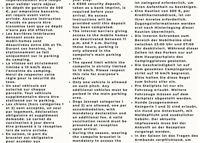 Kemping - 360 - Mobilhome Confort 3 6 Personnes 5 Etoiles